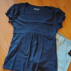 Victoria's Secret Deep Blue Short Sleeve Top